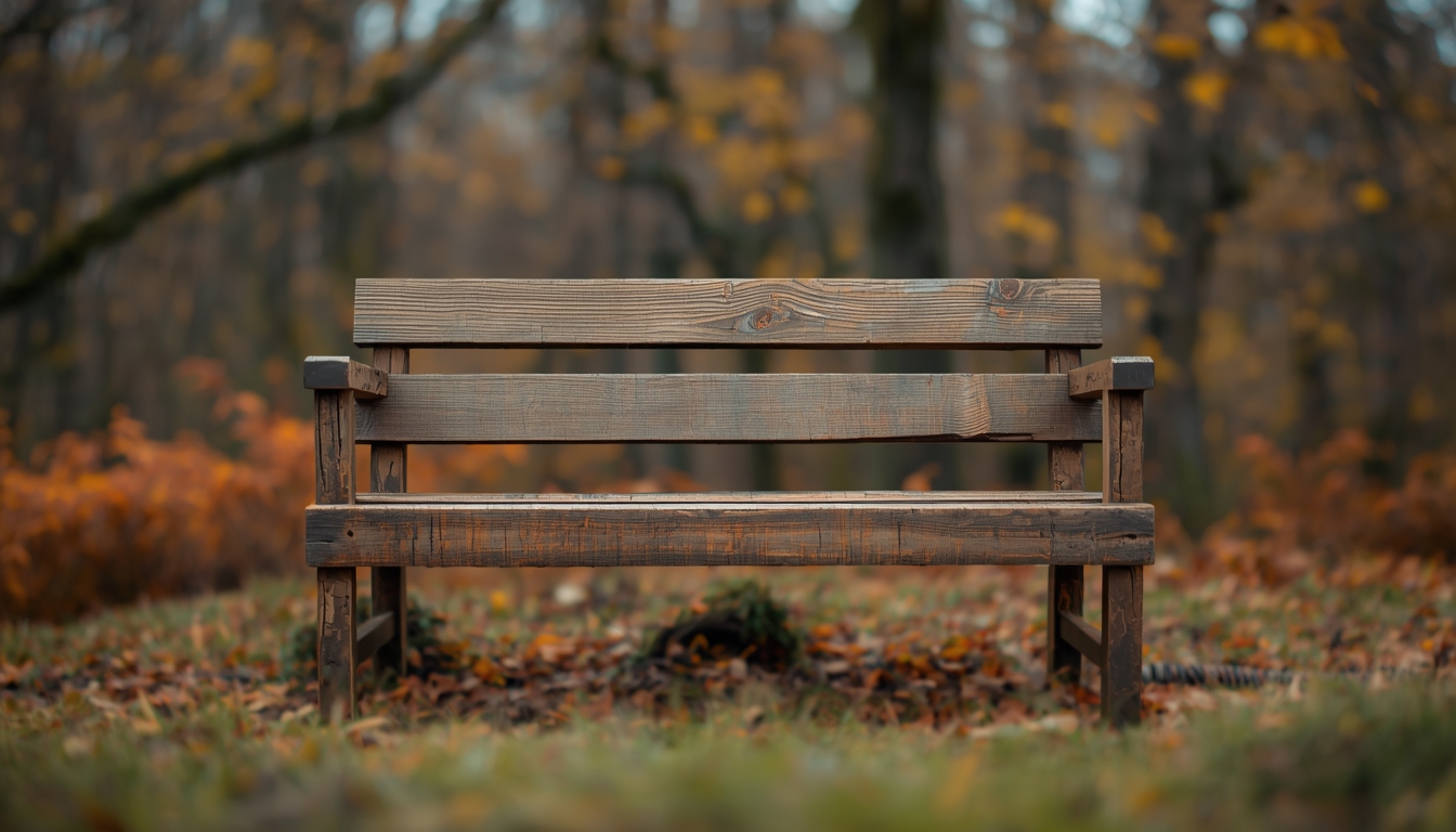 Shopmarket obnovljena lesena klop